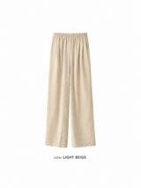 LMN Niel Natural Pintuck Linen Pants (3 colors)