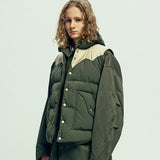 70s wyoパッドスキーベスト olive khaki