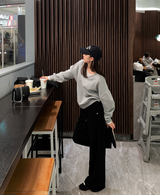 [Lè made]リメイドコーデュロイワイドエスニックパンツ / 2 カラーズ
