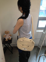 (beige)ミニハムスターショルダークロスバッグ