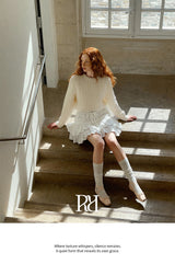 [With Brooch] RÉSERVE CABLE OVER FIT KNIT (4color)
