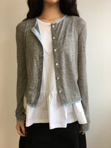 Antique frill sleeveless top (4color)