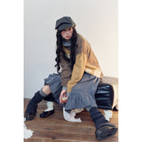 Preppy Animal Jacquard Knit Cardigan