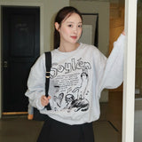 ラブキャッツスウェットシャツ (LIGHT GRAY)
