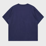 マルチーズチェックアップリケボタンハーフTシャツ
