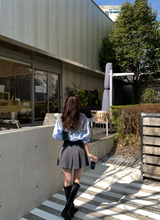 Wanted Pleated Mini Skirt