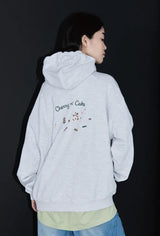 26FW★ Cherry Cake Embroidered Hoodie