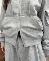 Perus Pocket Crop Hood Zip-Up