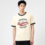 Essential Standard Short-Sleeve Ringer T-Shirt Arizona Cream