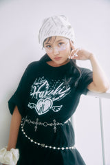コラボレーション オーバーサイズTシャツ- BLACK | 浜野はるき × VENHIT