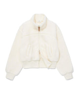 Women’s Sherpa Zip-Up Jacket Ivory