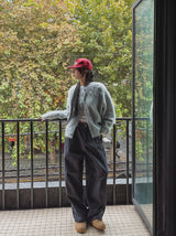 Diano raw balloon denim pants