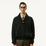 panel pocket shawl collar mtm black