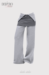グラディエントオフショルダージップアップ (PANTS)