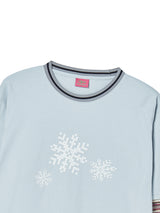ニットレイヤードL/S（ライトブルー）