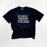Flower Line Over-fit T-Shirts - 4COLOR