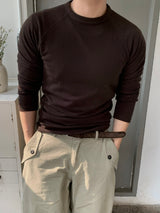 Tension ribbed muscle knitwear