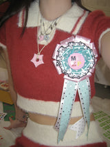 gleaming star berry pendant [pink]
