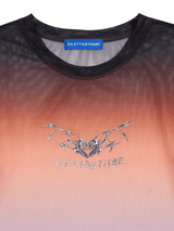 サンセットトライバルメッシュTシャツ