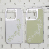 Wavy Color Bumper Case (GREEN)