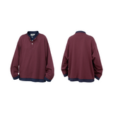 RELABEL (‘LABEL’) ファインテクスチャー フェイクレイヤード ロングスリーブ Tシャツ
