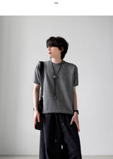 Kelly Muscle Fit Half Knit