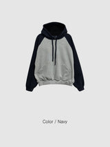 RAGLAN COLOR-BLOCK HOODIE