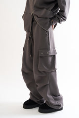 Closer thermal cargo string sweatpants