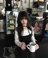 レースミニスターTシャツ_ブラック