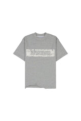 クラック ロゴセミ オーバーサイズフィット Tシャツ (MELANG GRAY)