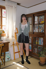 スマイルミニスカート black