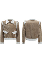 Silk Velvet Contrast Pocket Jacket