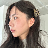 Leopard pouch hair clip (2color)