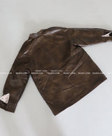String Leather Dumble Half Coat