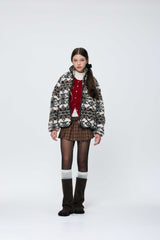 NORDEN FLEECE JACKET / BROWN