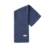 Bubble Boucle Knit Muffler (Deep Blue)