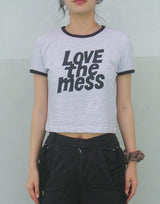 LTM クロップTシャツ(WHITE)