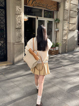 [MADE] Peto Pintuck Mini Skirt