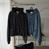 Garments Denim Track Hood Zip Up (2color)
