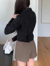 ポイズンラインバックバックルロングスリーブシャツ