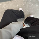  Wonderant Cotton Ton-Tuck Banding Wide Pants