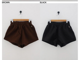 LINEN COTTON BANDING SHORTS (5COLORS!)