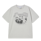 25SS ピグメントシューティングエイリアンショートスリーブTシャツ グレー