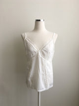 Silky lace cami blouse