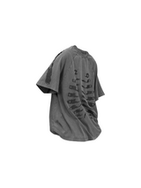 RE-BONE (Skeleton Line)スケルトンプリント ダメージ ルーズTシャツ