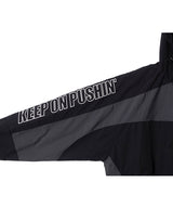 LB Retro Hooded Track Jacket (Black/Charcoal)