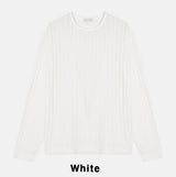 Kir Rib See-Through Long Sleeve