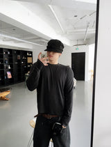 No.1597 バックシームラインTシャツ (4color)