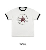 Pia Star Crop Ringer Tee