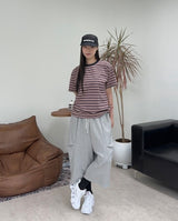 トゥレン ストライプ Tシャツ